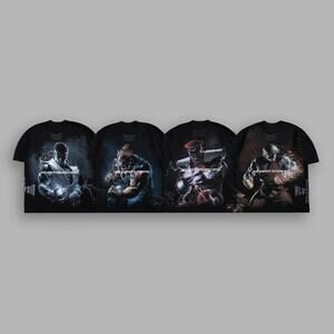 Street Fighter x Darc Sport Box Set 4 Oversized Shirts Sold Out Limited Small